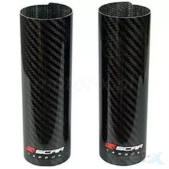  Samoprzylepne osłony górnej części goleni, komplet, 160x52mm, carbon, Scar Racing SFWUB
