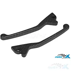 Dźwignie hamulców, carbon, Gilera Runner (tarcza przód / tarcza tył)