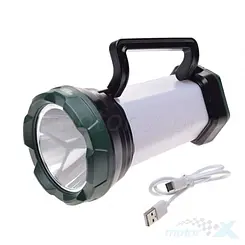 Lampa campingowa welofunkcyjna, power bank, USB-C, wodoodporna, światła boczne, WM Motor 25472