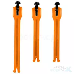 Zestaw pasków do butów LEATT CROSS 3.5 STRAP KIT 3-PCS ORANGE
