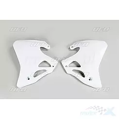 Osłony chłodnicy białe UFO Plast Honda CRE 50 97-00