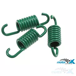 Sprężyny szczęk sprzęgła tylnego, zielone 15%, 3G - 3 sztuki, Top Racing, Minarelli 2T