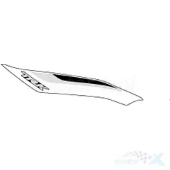 Naklejka boczna prawa Benelli TRK 702 Antracite Grey
