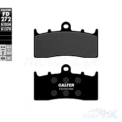 Klocki hamulcowe Galfer Semi Metal Street FD272G1054