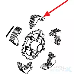 Szczęka sprzęgła odśrodkowego Kymco MXU