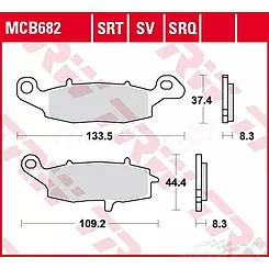 Klocki hamulcowe Sinter Road/Track KH229 TRW Lucas MCB682SRT