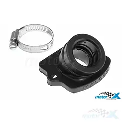 Króciec ssący gaźnika, Malossi NBR, krótki, 21mm przelot, 24,5mm mocowanie, Gilera / Piaggio