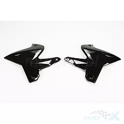 Osłony chłodnicy czarne UFO Plast Yamaha YZ 125 / YZ 250 02-14