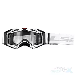 Gogle motocyklowe, białe, LS2 Aura Enduro