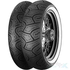 Opona motocyklowa szosowa Continental 140/90-16 CONTILEGEND 71H TL M/C ww biały bok tył