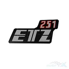 Naklejka kapy bocznej mz etz 251