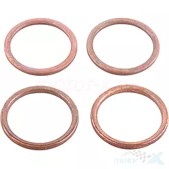 Uszczelka kolektora wydechowego, 4 sztuki, Vertex 823047 