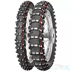 Opona motocyklowa offroad Mitas 80/100-21 TERRA FORCE MX-SAND 51M TT (CZERWONY PASEK)