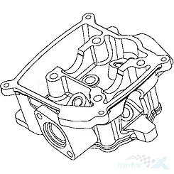 Głowica cylindra Kymco MXU / Maxxer