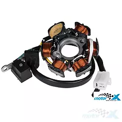 Stator iskrownik, stojan alternatora, Tec, Peugeot horizontal