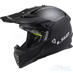 Kask offroad LS2 MX437 Fast Evo Matt Black 2020
