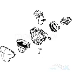 Lampa przednia Kymco Like 