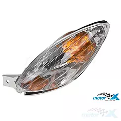 Kierunkowskaz przedni lewy, biały, Piaggio X9 125/180/200/250 00-03 / 500 01-02 (E)