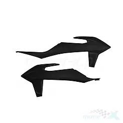 Osłony chłodnicy czarne UFO Plast KTM SX / SX-F / EXC