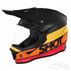 Kask offroad Shot Racing Furious Story Orange Matt