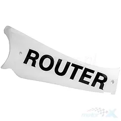 Osłona progowa prawa biała "Router"