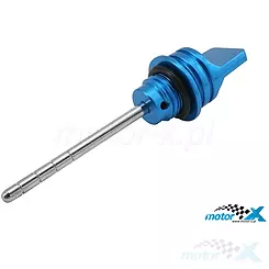 Korek wlewu oleju silnika STR8 niebieski 139QMB/QMA (GY6 50) 4T