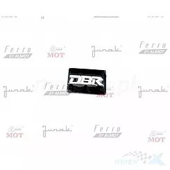 Naklejka mocowania kierownicy (dbr) Junak 127