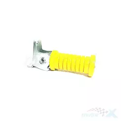Podnóżek pasażera, żółty, 1 sztuka, Simson S 50 / S 51 / SR 50 