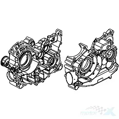 Obudowa wału komplet Kymco MXU 700