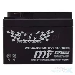 Akumulator bezobsługowy WM Motor SMF WTR4A-BS (YTR4A-BS)(wsuwki) 12V 2.3Ah 114x49x86mm 45CCA