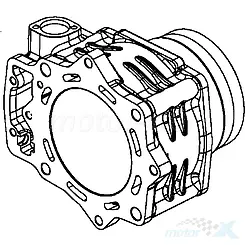 Cylinder goły Kymco MXU 700 / UXV 700