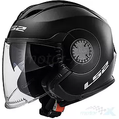 Kask otwarty Jet LS2 OF570 Verso Solid Matt Black