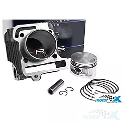 Cylinder zestaw RMS STD 125cc, Piaggio Hexagon LX4 98-99 / Vespa ET4 125 96-98 (bez głowicy)