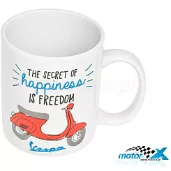 Kubek Vespa The Secret of Happiness is Freedom
