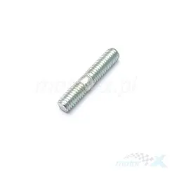 Szpilka króćca przepustnicy, M6x28mm, przy głowicy, Junak