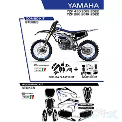 Zestaw osłon nadwozia czarny UFO Plast Yamaha YZF 250 / 450