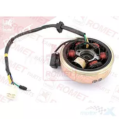 Stator iskrownik, stojan alternatora, z magnetem 6 cewek ATV Router XS 110