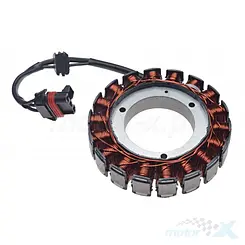 Stator iskrownik, stojan alternatora, 18 cewek, WM Motor, Polaris 4011427 / 4014006