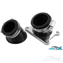 Króciec ssący Motoforce Racing, Aprilia / Derbi / Gilera (w zestawie adapter 24mm / 32mm)