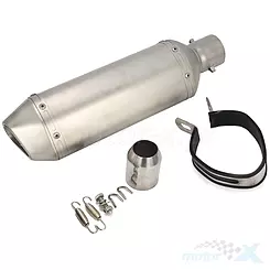 Tłumik, wydech uniwersalny, Moretti Parts STAL13A