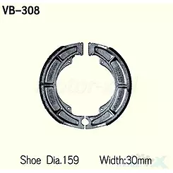Szczęki hamulcowe Vesrah VB-308