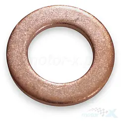 Uszczelka korka spustu oleju, 13.2x21.8x2mm, miedziana, QJMotor 150086600000