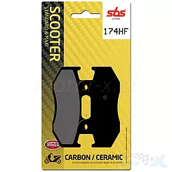 Klocki hamulcowe ceramiczne SBS Ceramic Street 174HF