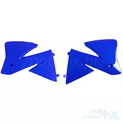 Osłony chłodnicy niebieskie UFO Plast  KTM SX / EXC 01-02
