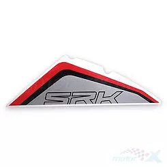 NAKLEJKA PRAWEJ PRZEDNIEJ OWIEWKI DOLNA QJMotor SRK 125 R