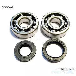 Łożyska wału korbowego z uszczelniaczami Bearing Worx CBK90002 (NTN) (MADE IN JAPAN) (24-1024)