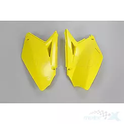 Osłony tylne górne komplet żółte UFO Plast Suzuki RMZ 250 07-09