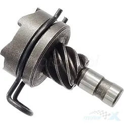 Koło zębate rozrusznika nożnego, 7 zębów, długość 53mm, 139QMB/QMA (GY6 50) 4T