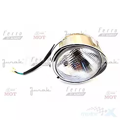 Lampa przednia chrom Junak M11 125/320
