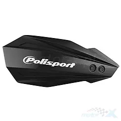 Osłony dłoni, handbary, uniwersalne, czarne, Polisport Bullit